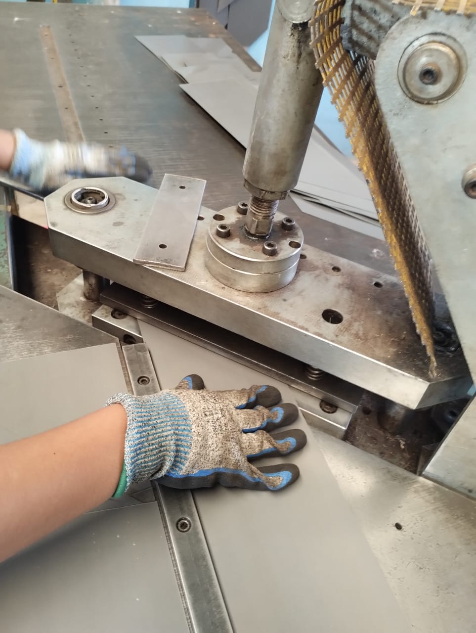 Corte industrial de chapas